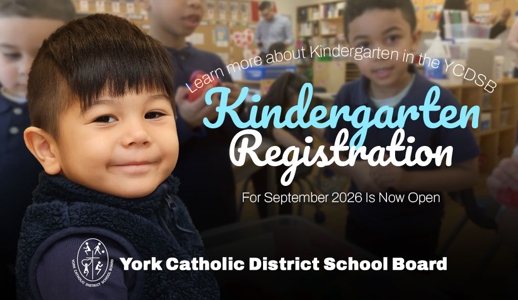 2026 Registration for Kindergarten at YCDSB
